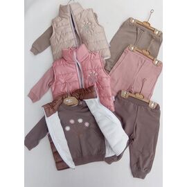 Фотография Костюм детский на девочку 1547 brown р.0.9-2 "Meloria" недорого оптом от прямого поставщика