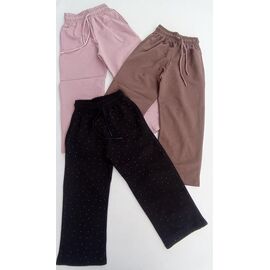 Фотография Штаны детские спортивные на девочку 18365 pink р.5-8 "Meloria" недорого оптом от прямого поставщика