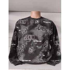 Фотография Свитер мужской 1508 black р.S-2XL "RING" недорого оптом от прямого поставщика