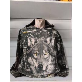 Фотография Худи мужской 1521 black р.S-2XL "RING" недорого оптом от прямого поставщика