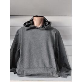 Фотография Худи мужской 1531 grey р.2XL-6XL "RING" недорого оптом от прямого поставщика