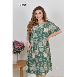 Плаття жіноче домашнє р-ри 60-64 (мікс) "FLOWER" купити недорого від прямого постачальника