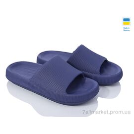 Фотография Шлепки женские облегченные Лето Крок K88 т.синій (6 пар р.36-41) "Vladimir" недорого оптом от прямого поставщика