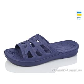 Фотография Шлепки женские облегченные Лето N60 т.синій (6 пар р.36-41) "Lot Shoes" недорого оптом от прямого поставщика