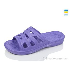 Фотография Шлепки женские облегченные Лето N60 фіолет (6 пар р.36-41) "Lot Shoes" недорого оптом от прямого поставщика
