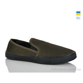Сліпони чоловічі модні Літо 6042 зелений (8 пар р.40-45) "DeMur" недорого оптом від прямого постачальника
