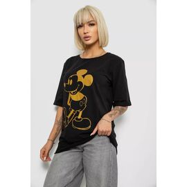 футболка жіноча 1023 black р.S-M "Seven Group" недорого оптом від прямого постачальника