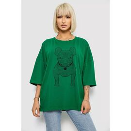 футболка жіноча 3008 green р.4XL-5XL "Seven Group" недорого оптом від прямого постачальника