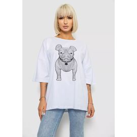 футболка жіноча 3008 white р.4XL-5XL "Seven Group" недорого оптом від прямого постачальника