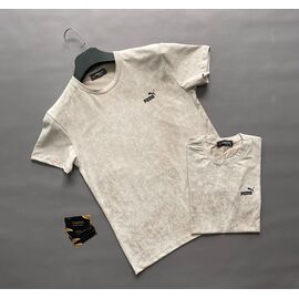 Фотография Футболка мужская W26476 beige р.S-2XL "Verton" недорого оптом от прямого поставщика