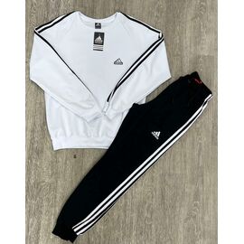 Костюм спортивний чоловічий W26485 white р.M-3XL "Verton" недорого оптом від прямого постачальника