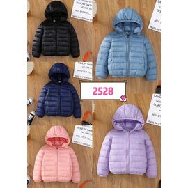 Фотография Куртка детская демисезонная на девочку 2528 l.blue р.120-160 "Farbique" недорого оптом от прямого поставщика