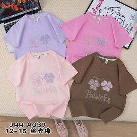 Фотография Футболка детская на девочку A037 peach р.12-15 "Farbique" недорого оптом от прямого поставщика