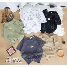 Фотография Футболка детская на мальчика A043 black р.12-15 "Farbique" недорого оптом от прямого поставщика