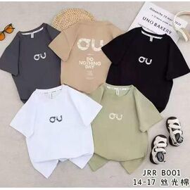 Фотография Футболка детская на мальчика B001 beige р.14-17 "Farbique" недорого оптом от прямого поставщика