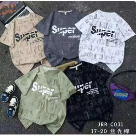 Фотография Футболка детская на мальчика C031 beige р.17-20 "Farbique" недорого оптом от прямого поставщика