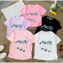 Фотография Футболка детская на девочку FB01 peach р.14-17 "Farbique" недорого оптом от прямого поставщика