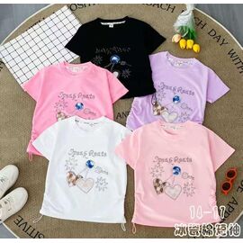 Фотография Футболка детская на девочку FB02 pink р.14-17 "Farbique" недорого оптом от прямого поставщика