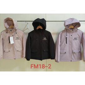 Фотография Куртка детская демисезонная на девочку FM18-2 pink р.130-170 "Farbique" недорого оптом от прямого поставщика