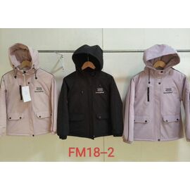 Фотография Куртка детская демисезонная на девочку FM18-2 powder р.130-170 "Farbique" недорого оптом от прямого поставщика