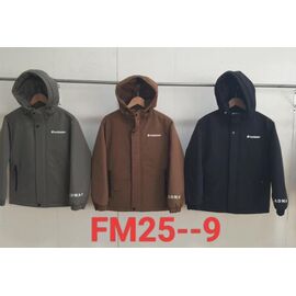 Фотография Куртка детская демисезонная на мальчика FM25-9 grey р.130-170 "Farbique" недорого оптом от прямого поставщика