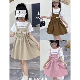 Фотография Комплект детский лёгкий на девочку XLH6504 brown р.110-150 "Farbique" недорого оптом от прямого поставщика