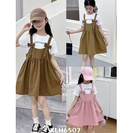 Фотография Комплект детский лёгкий на девочку XLH6507 brown р.110-150 "Farbique" недорого оптом от прямого поставщика