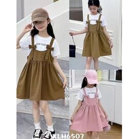 Фотография Комплект детский лёгкий на девочку XLH6507 camel р.110-150 "Farbique" недорого оптом от прямого поставщика