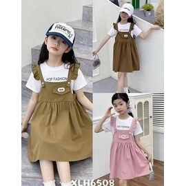 Фотография Комплект детский лёгкий на девочку XLH6508 camel р.110-150 "Farbique" недорого оптом от прямого поставщика