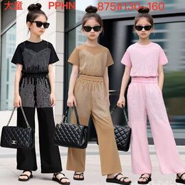 Фотография Костюм детский спортивный на девочку 875 brown р.130-160 "Farbique" недорого оптом от прямого поставщика