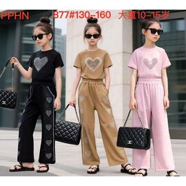 Фотография Костюм детский спортивный на девочку 877 pink р.130-160 "Farbique" недорого оптом от прямого поставщика