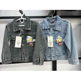 Фотография Куртка детская демисезонная на мальчика F582 grey р.110-150 "Farbique" недорого оптом от прямого поставщика