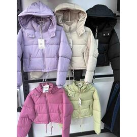 Фотография Куртка детская демисезонная на девочку F510 black р.130-170 "Farbique" недорого оптом от прямого поставщика