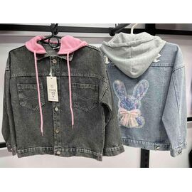 Фотография Куртка детская демисезонная на девочку F530 black р.130-170 "Farbique" недорого оптом от прямого поставщика