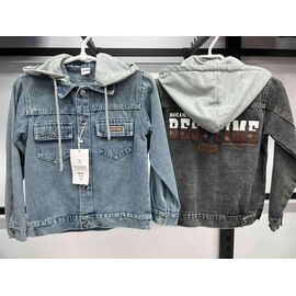 Фотография Куртка детская демисезонная на мальчика F537 black р.130-170 "Farbique" недорого оптом от прямого поставщика