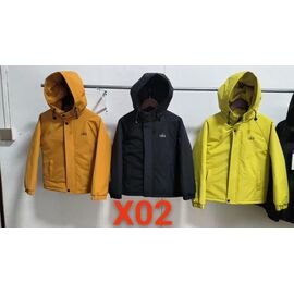 Фотография Куртка детская демисезонная на мальчика X02 black р.130-170 "Farbique" недорого оптом от прямого поставщика