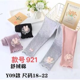 Фотография Лосины детские на девочку 921 l.grey р.18-22 "Farbique" недорого оптом от прямого поставщика