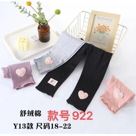 Фотография Лосины детские на девочку 922 black р.18-22 "Farbique" недорого оптом от прямого поставщика