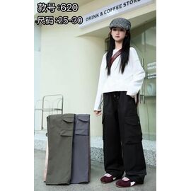 Фотография Штаны детские на девочку 620 khaki р.25-30 "Farbique" недорого оптом от прямого поставщика