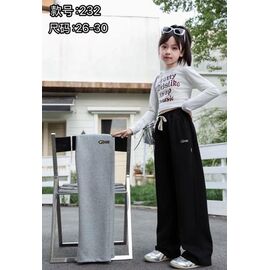 Фотография Штаны детские спортивные на девочку 232 grey р.26-30 "Farbique" недорого оптом от прямого поставщика