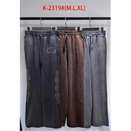 Фотография Штаны спортивные женские K2319 grey р.M-XL "Immei" недорого оптом от прямого поставщика