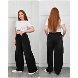 Фотография Штаны спортивные женские K2307 black р.L-2XL "Immei" недорого оптом от прямого поставщика