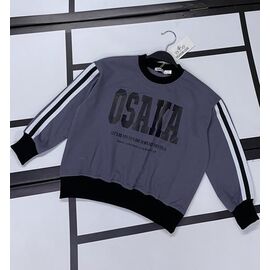 Фотография Свитер детский на девочку KM04 grey р.128-152 "Kosmy" недорого оптом от прямого поставщика