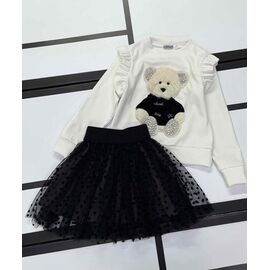 Фотография Костюм детский на девочку 595 white р.110-134 "Kosmy" недорого оптом от прямого поставщика