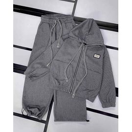 Фотография Костюм детский спортивный на девочку 552 d.grey р.128-152 "Kosmy" недорого оптом от прямого поставщика