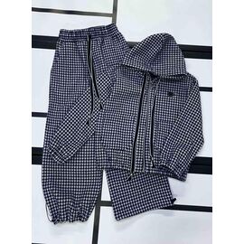 Фотография Костюм детский спортивный на девочку 552-1 white-black р.128-152 "Kosmy" недорого оптом от прямого поставщика