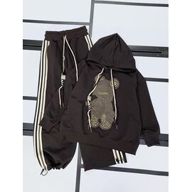 Фотография Костюм детский спортивный на девочку 398 brown р.128-152 "Kosmy" недорого оптом от прямого поставщика