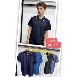 Фотография Футболка мужская 17A mix р.XL-3XL "Lina" недорого оптом от прямого поставщика