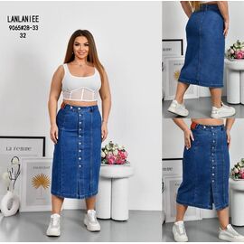 Фотография Юбка женская 9065 blue р.28-33 "Lolo Blues" недорого оптом от прямого поставщика