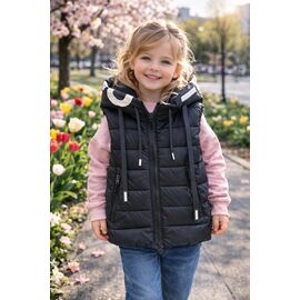 Жилетка дитяча на дівчинку 6M-62 navy р.86-116 "Major" недорого оптом від прямого постачальника